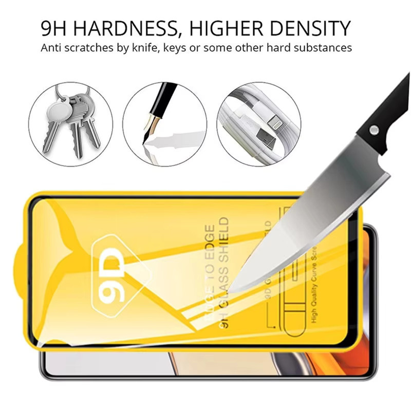 Samsung Vollabdeckung Panzerglas Displayschutz Transparent für S25 Ultra S24 S23 S22 Plus S20 FE Note 20 S10 Lite - Bild 2