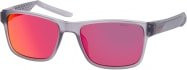 Nike EV24011 Sonnenbrille, Quadratisch, Vollrand, Kunststoff, Grau, Herren - Bild 1