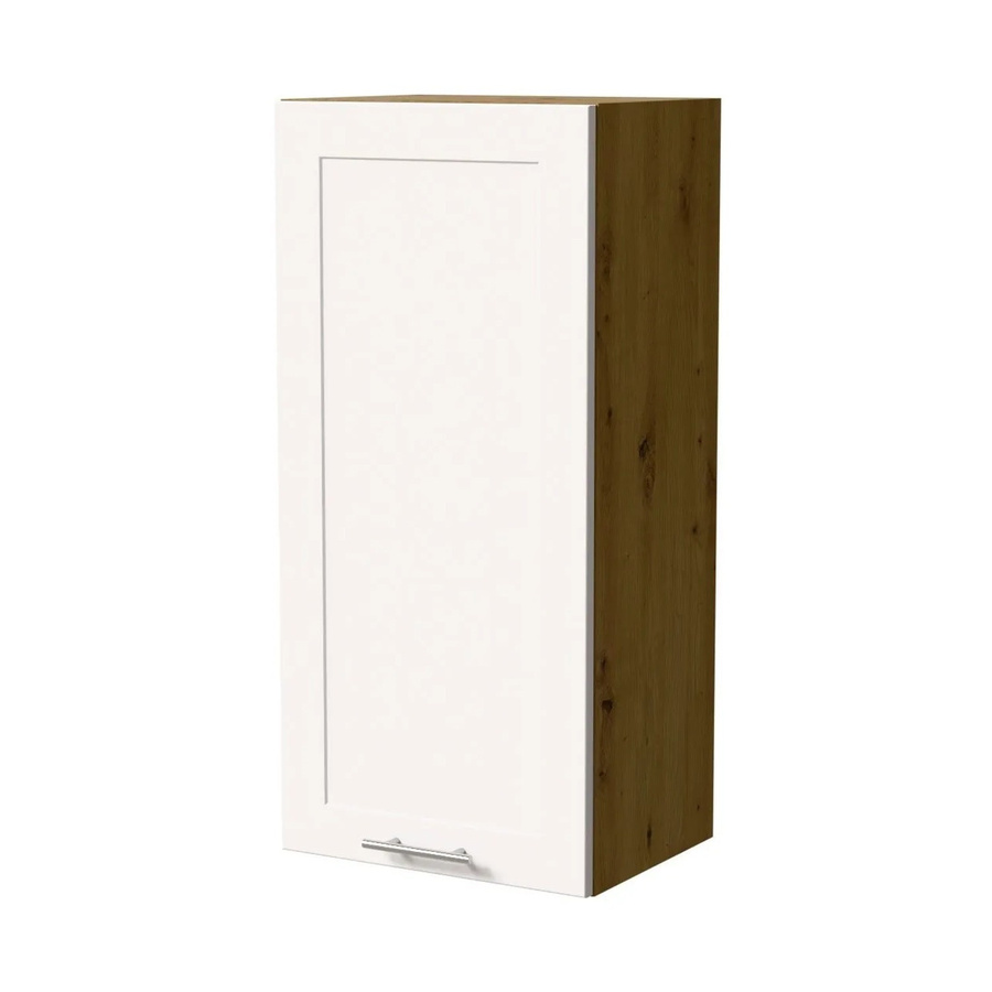 Feldmann-Wohnen Hängeschrank Oslo W4/45 in Eiche Artisan und Weiß Matt, B/T/H: 45 x 32,5 x 96 cm - Bild 2