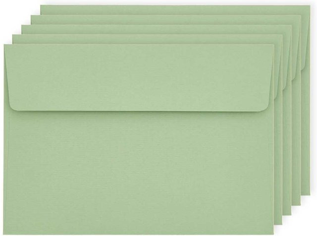 Rico Design Paper Poetry Luxury Umschläge B6 Lindgrün - Bild 1