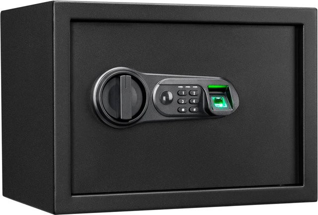Karat homeliving Tresor Catoca mit elektronischem Code-Schloss und Fingerabdruck-Sensor in Anthrazit und Schwarz, B/T/H: 35 x 25 x 25 cm - Bild 1