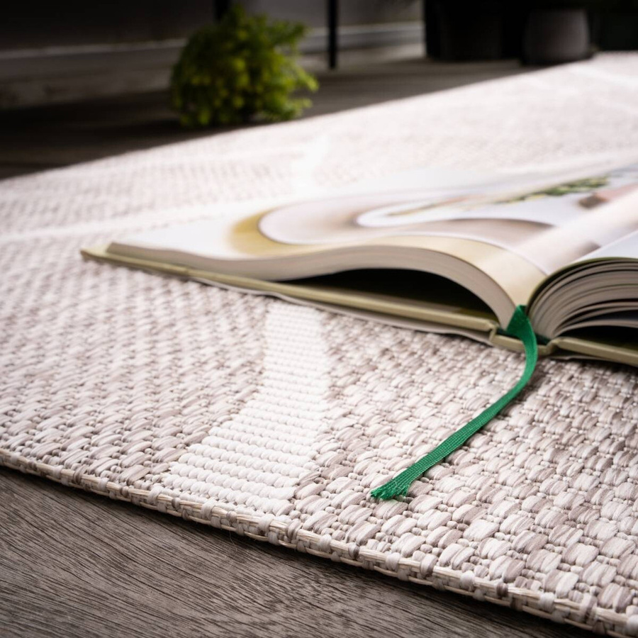 Obsession Teppich My Twilight in Taupe und Beige, moderner abstrakter Design-Teppich aus Polypropylen, B x H x T: 240 x 340 x 0,7 cm - Bild 2