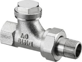 Oventrop Heizkörper-Verschraubung Combi 3 DN 20, DG, Messing vernickelt, Silber - Bild 1
