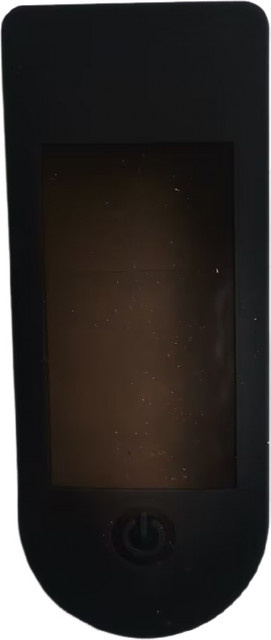 Wasserdichte Silikon-Schutzhülle für das Armaturenbrett des Xiaomi Electric Scooter 4 Lite (2. Generation) inklusive Displayschutzfolie, Schwarz - Bild 1