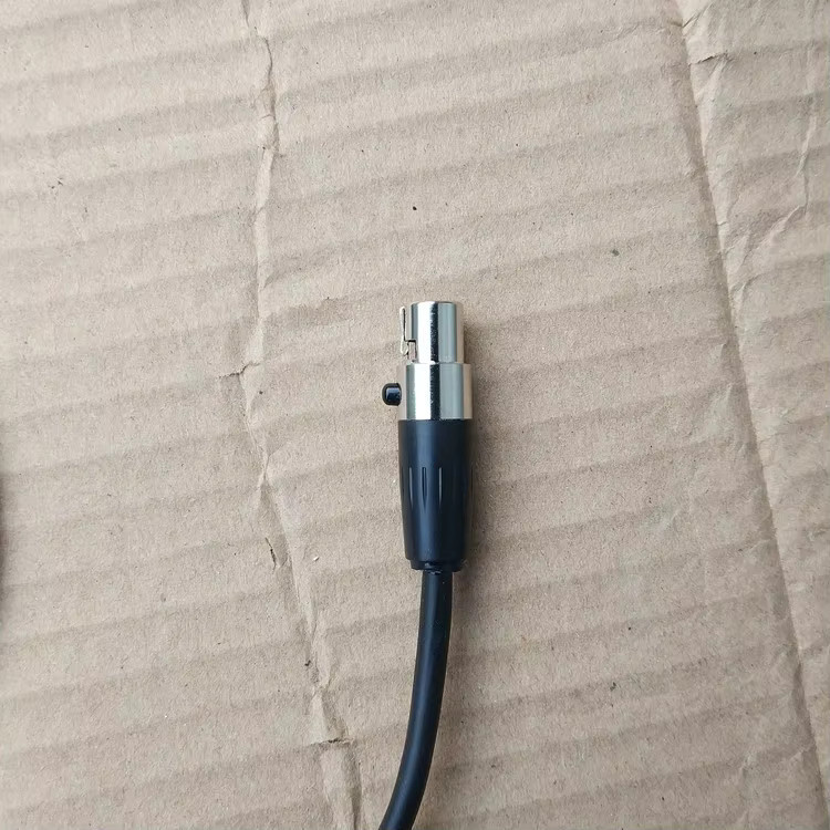 KNONEWIN Mini 3Pin XLR TA3F auf 6,35 mm Klinke Kabel in Schwarz für AKG und Samson Bodypack Sender - Bild 2
