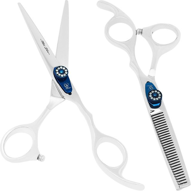 Meisha Haarscheren Set, 6,0 Zoll, Stahl 440C, Haarschneideschere und Effilierschere - Bild 1