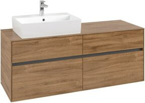V&B Waschtischunterschrank Collaro in Kansas Oak, Breite: 140 cm, Tiefe: 54,8 cm, Höhe: 50 cm, WT links - Bild 1