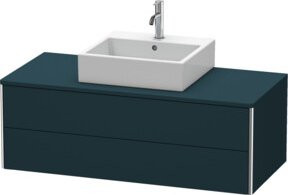 Duravit Waschtischunterschrank XSquare wandhängend in Mattblau mit 2 Schubladen, B/T/H: 120 x 54,8 x 40 cm - Bild 1