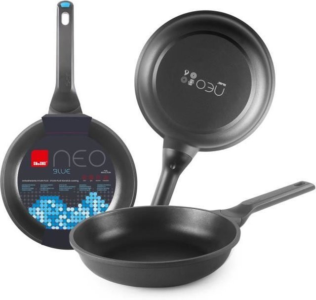 IBILI Neo Blue Antihaftbeschichtete Pfanne aus geschmiedetem Aluminium, Blau, Durchmesser: 22 cm - Bild 1