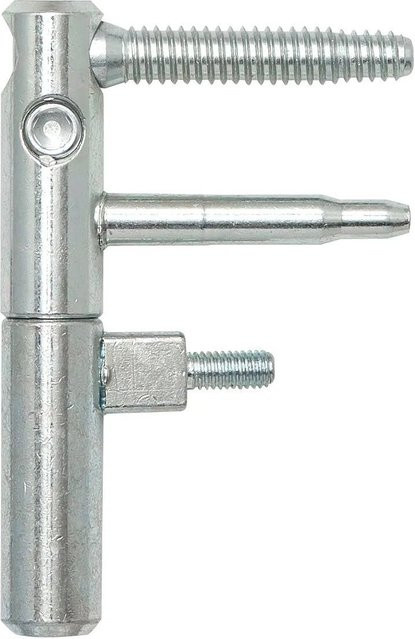 SFS Anuba Türband 3-dimensional mit Inkantbolzen, verzinkt in Silber, Bandhöhe: 92 mm, Durchmesser: 15 mm - Bild 1