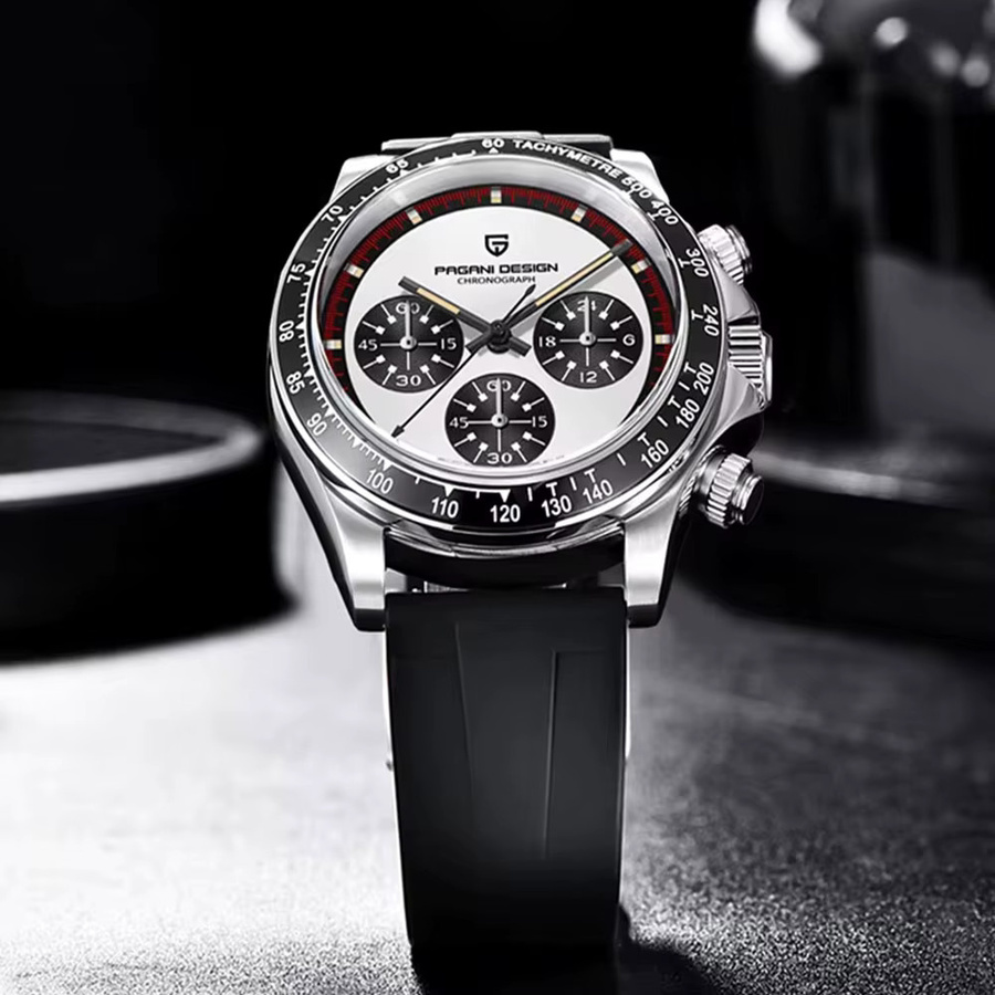 PAGANI DESIGN Chronograph, Quarz, Keramik-Lünette, 40 mm, Herren - Bild 2
