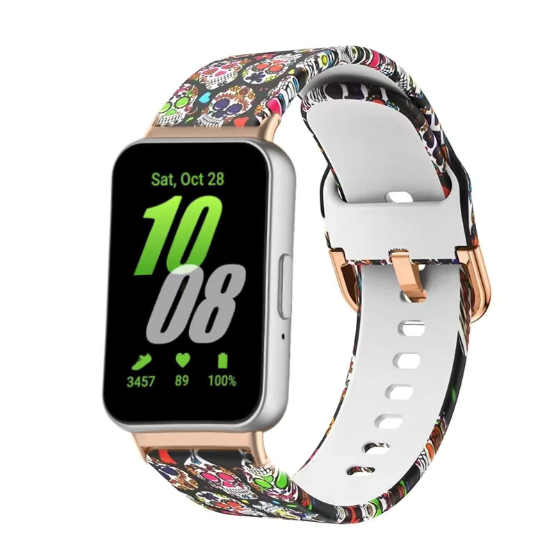 NEY Uhrenarmband Silikon, Bunt, Samsung Galaxy Fit 3 - Bild 1