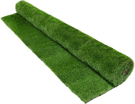 ECD Germany Kunstrasen-Rolle Grün aus Kunststoff, B: 150 cm, L: 700 cm - Bild 1