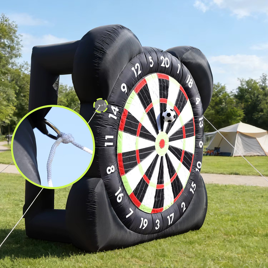 KING INFLATABLE Aufblasbares Fußball-Dartboard-Set, Bunt / Mehrfarbig, ab 14 Jahren - Bild 4