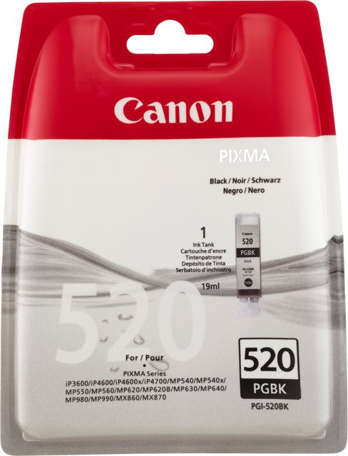 Original Canon Tintenpatrone PGI-520BK schwarz für Inkjet-Drucker - Bild 2