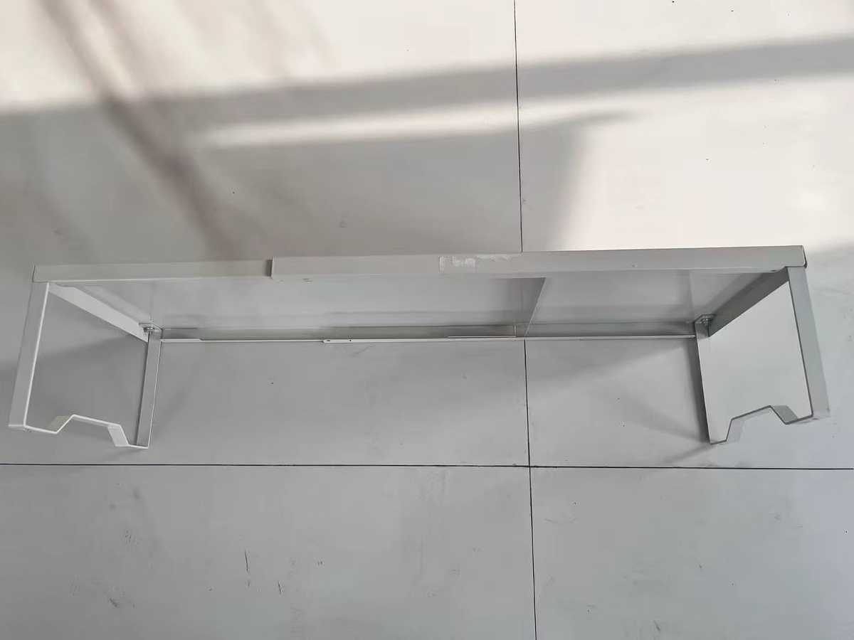 YUJINGXI Schuhregal aus Metall in Weiß, minimalistisches Organizer-Regal für Flur und Schlafzimmer - Bild 2