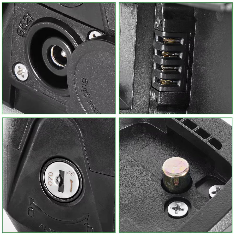 UNITPACKPOWER Hailong E-Bike Akku 48V 20Ah in Schwarz für die Unterrohrmontage - Bild 3