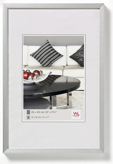 Walther Design Chair Aluminium Bilderrahmen Silber B: 21 cm, H: 29,7 cm - Bild 1