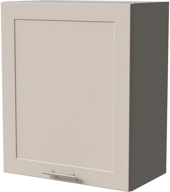 Feldmann-Wohnen Hängeschrank Oslo Küchenschrank in Grau Kaschmir Matt mit Soft-Close-Türen, B/T/H: 60 x 32,5 x 72 cm - Bild 1