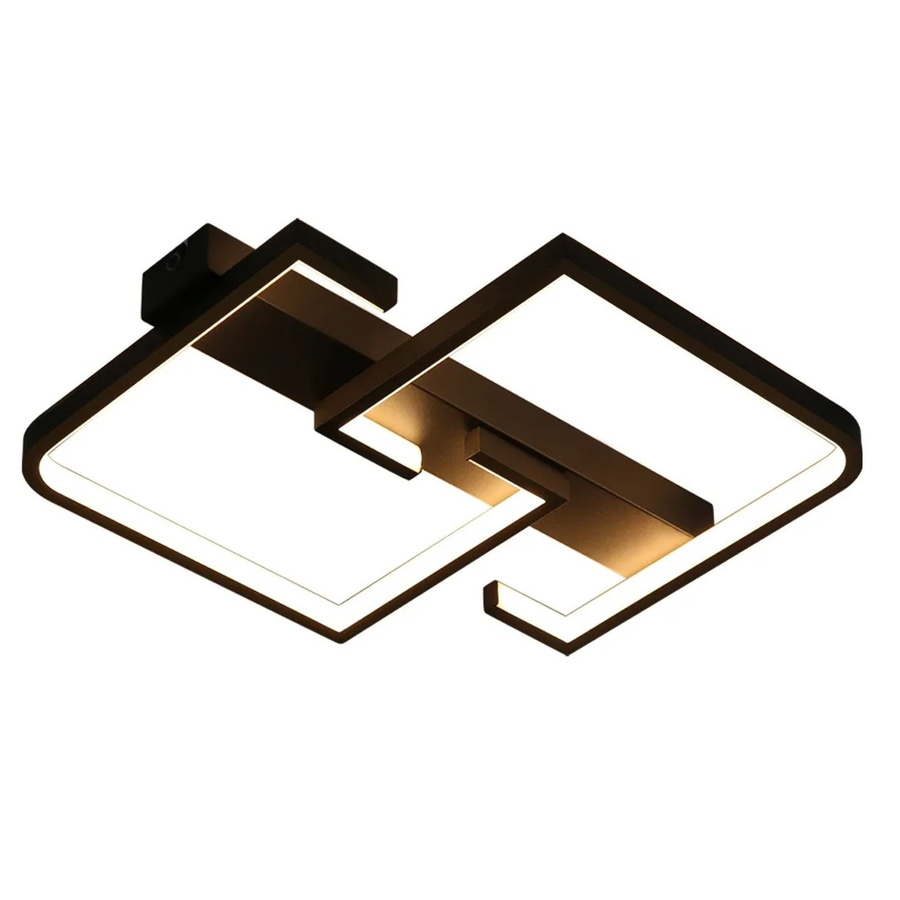 NETTLIFE LED Deckenleuchte aus Metall in Schwarz, Durchmesser: 30 cm - Bild 2