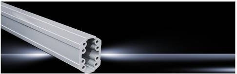 Rittal CP 6206.050 Tragprofil geschlossen Aluminium Hellgrau L 50 cm, B 5,9 cm, H 8,5 cm - Bild 1