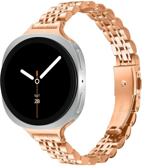Uhrenarmband Edelstahl, Roségold, Samsung Galaxy Watch 8, Unisex - Bild 1