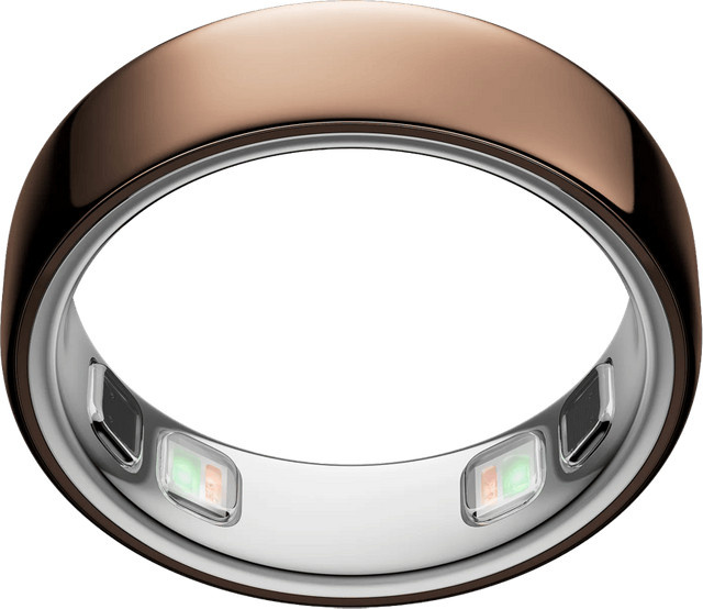 Oura Ring 5 Smart Ring mit Schlaf-Tracking und Herzfrequenzmessung in Deep Rose, Größe 12 - Bild 1