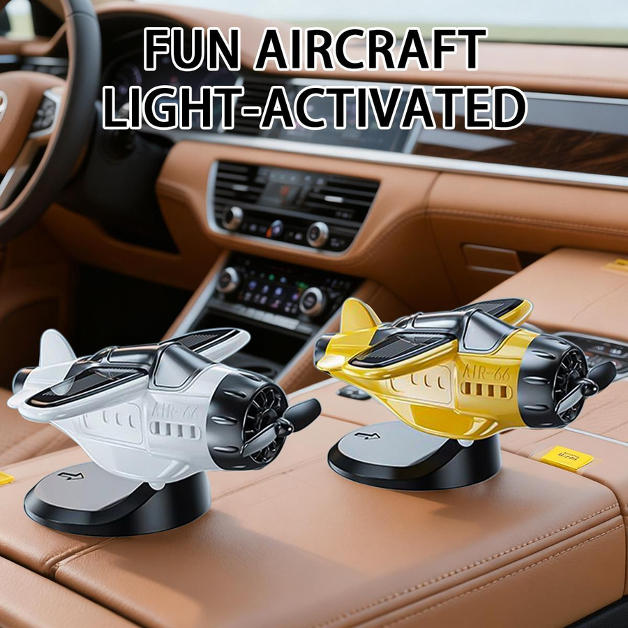 Yiran toy Solarflugzeug-Ornamente schwarz ab 14 Jahren - Bild 1