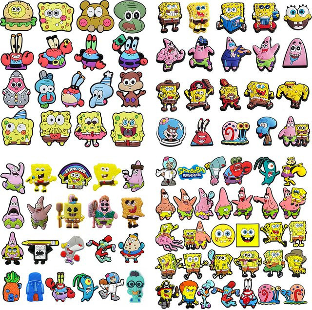 Spongebob Schuhanhänger, Unisex, 12–32 Stück - Bild 1