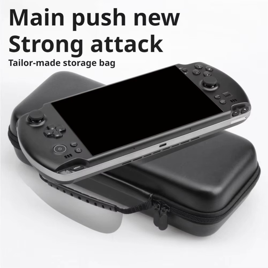 GPD EVA-Hartschalen-Aufbewahrungstasche für die GPD Win5 Spielekonsole in Schwarz mit Handschlaufe und kratzfestem Schutz - Bild 3