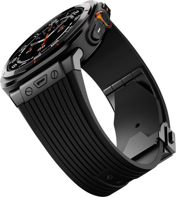 Geekthink Uhrenarmband Edelstahl, Schwarz, Unisex - Bild 1