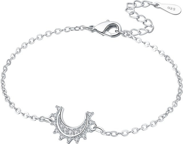 CYCUFF Armband, 925 Silber, Zirkonia, Damen - Bild 1