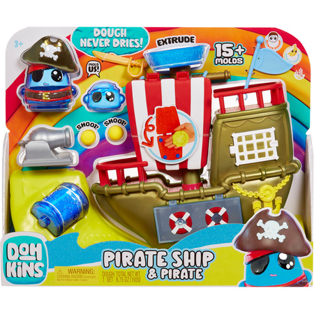 DohKins Pirate Ship Playset Knete von MGA Entertainment mit Piratenschiff