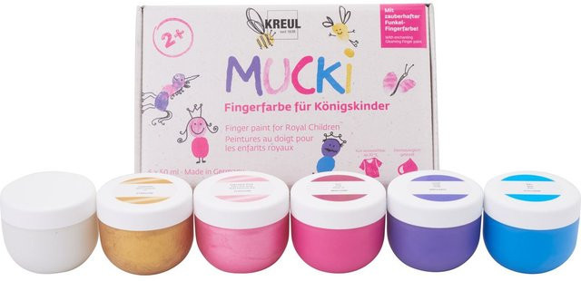 MUCKI Königskinder Fingerfarbe, ab 2 Jahre - Bild 1