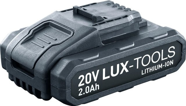 LUX-TOOLS Li-Ion Akku 20 V/2 Ah in Schwarz - Bild 1