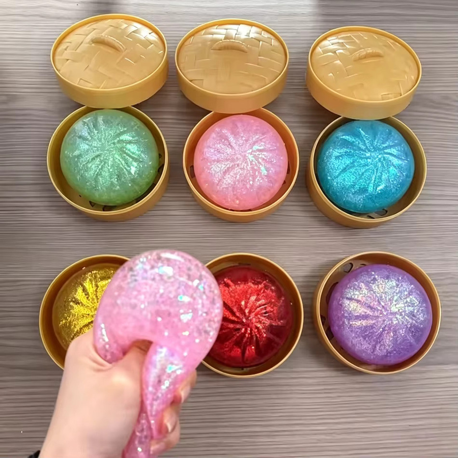 Blinkende Knödel-Stressbälle, Fidget-Sensorikspielzeug, 12-teiliges Set - Bild 2
