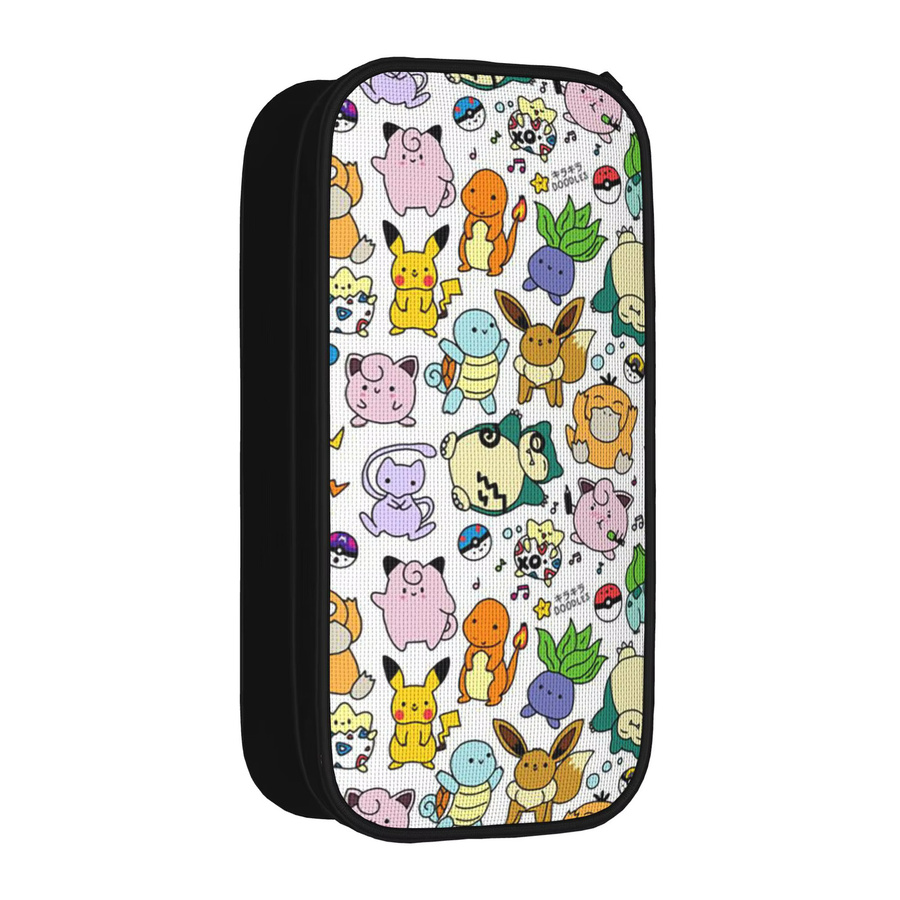 Pokémon Federmäppchen mit großer Kapazität und doppelschichtiger Aufteilung für die Schule und das Büro - Bild 2