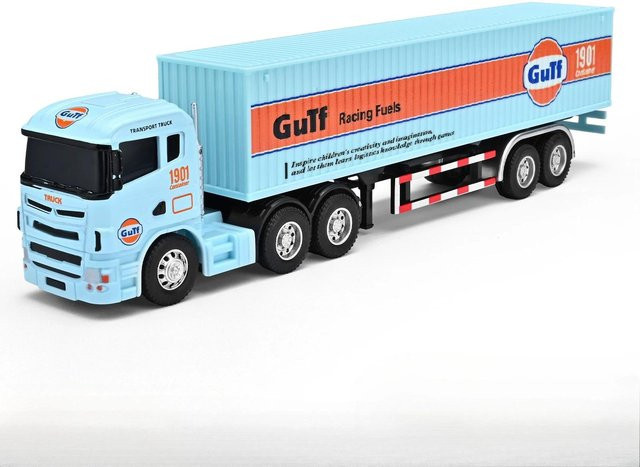 Linyi toy car Container Transport Fahrzeug, LKW Modell, Metall, ab 14 Jahre - Bild 1