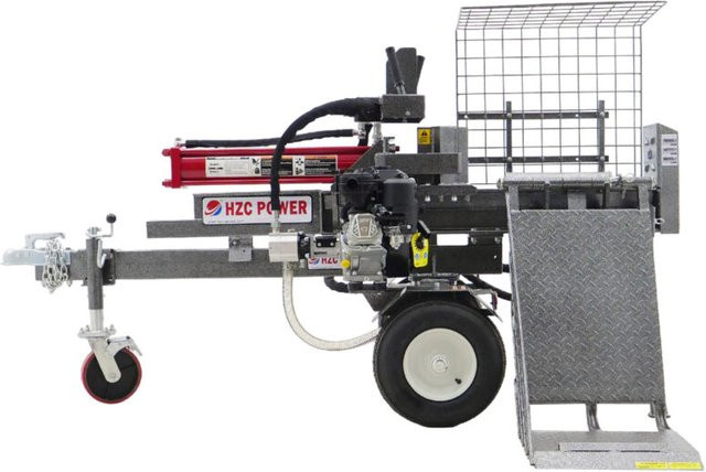 HZC Power Holzspalter HS25205 mit Benzinmotor, 25 t, liegende Ausführung, Rot - Bild 1