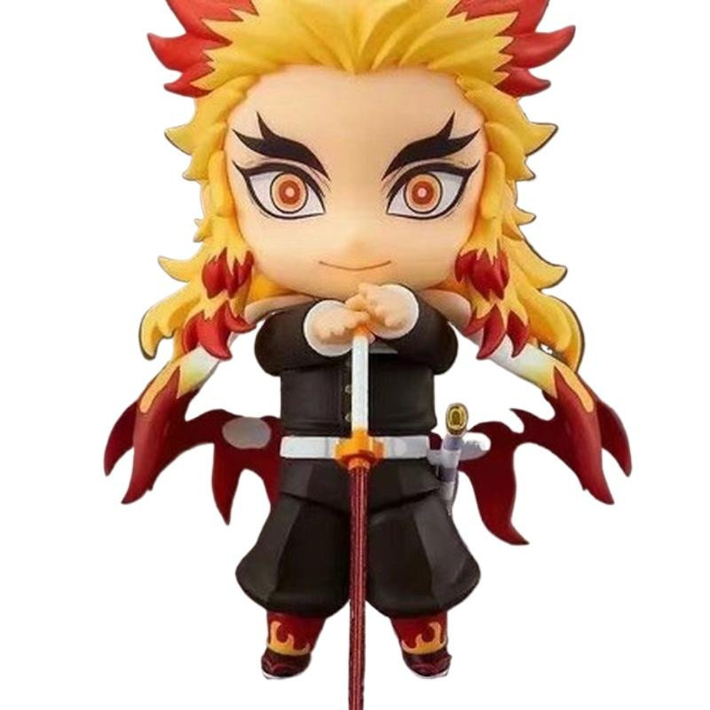 Xingshoulang Demon Slayer Kyojuro Rengoku Actionfigur Gesicht tauschbar - Bild 3