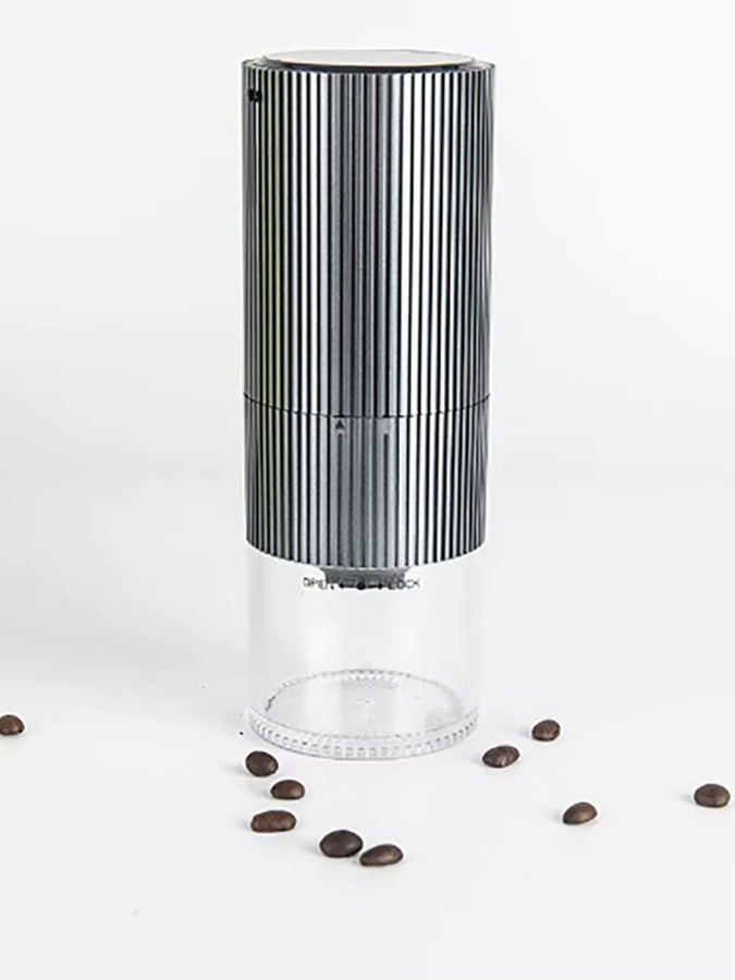 OFENGIQ Elektrische Kaffeemühle mit LED-Anzeige, wiederaufladbar und tragbar, Schwarz - Bild 5