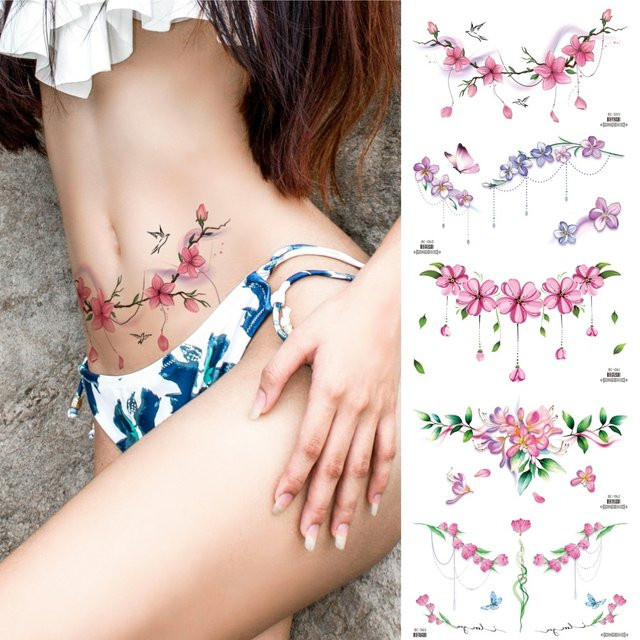 ROCOOART Tattoo-Aufkleber, 5 Blatt, Unisex - Bild 1