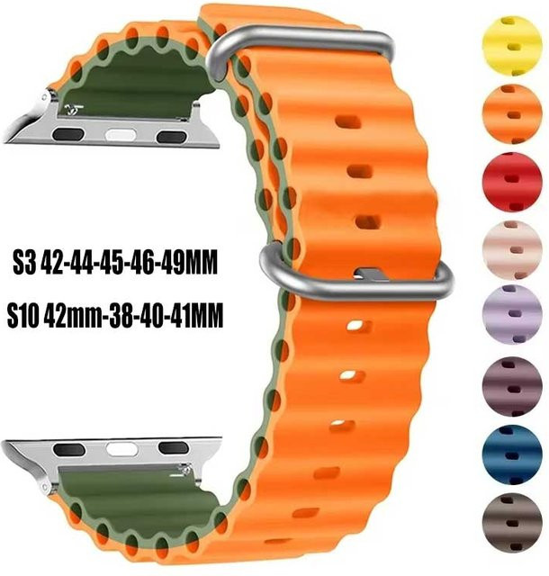 Uhrenarmband Silikon, Bunt, Unisex - Bild 1