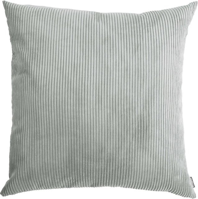 mokebo XXL Sofakissen aus Cord in Grau, B/T/H: 90 x 90 x 90 cm - Bild 1