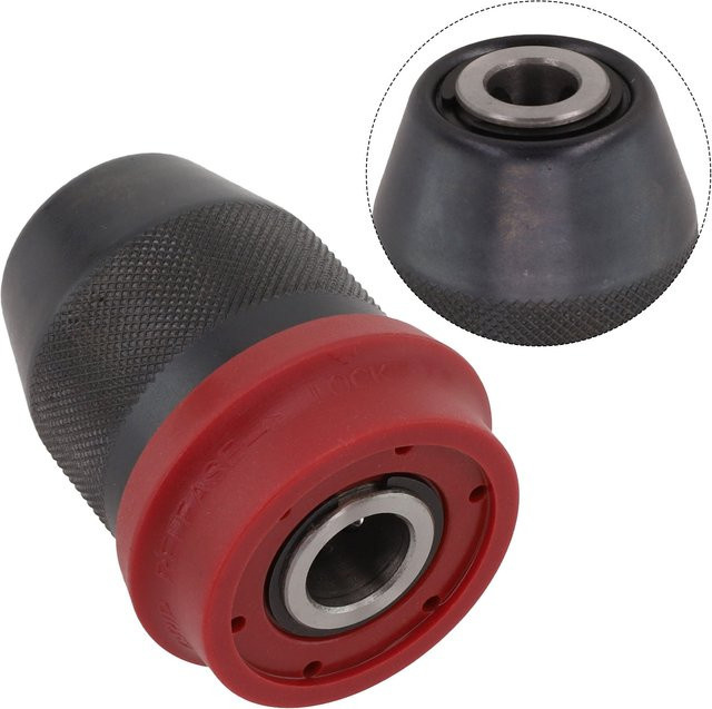 DAZZLEEX Quick Connect Bohrfutter Umwandlung Werkzeug Keyless Bohrfutter für Handbohrmaschinen und Schraubendreher, Schwarz, 0,8-10 mm - Bild 1