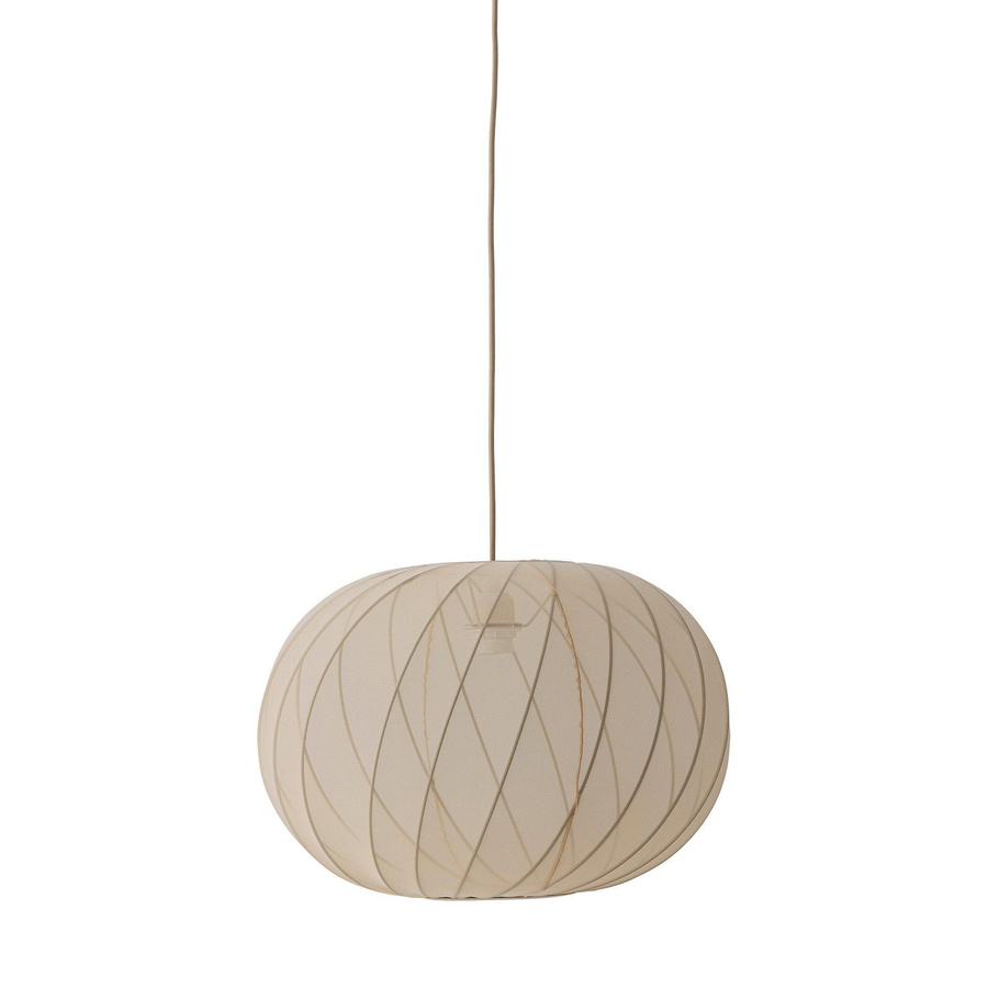 Bloomingville Pendelleuchte Piola in Beige, Durchmesser: 50 cm, Höhe: 35 cm - Bild 1