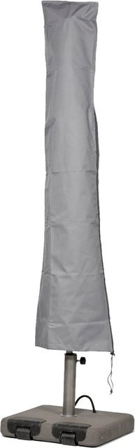 Mehr Garten Premium Sonnenschirmhülle aus PVC, Grau, Durchmesser: 295 cm - Bild 1