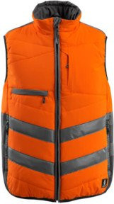 Mascot Grimsby Thermoweste EN ISO 20471 Class 1 in Orange und Dunkelanthrazit Größe 2XL - Bild 1