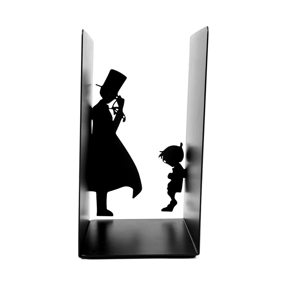 Kaito Kid Metall-Buchstütze in Schwarz als dekoratives Ornament für dein Büro oder deine Bibliothek - Bild 6