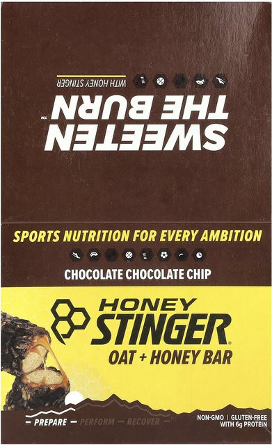 Honey Stinger Hafer + Honig Riegel Schokolade 12 x 42 g - Bild 1